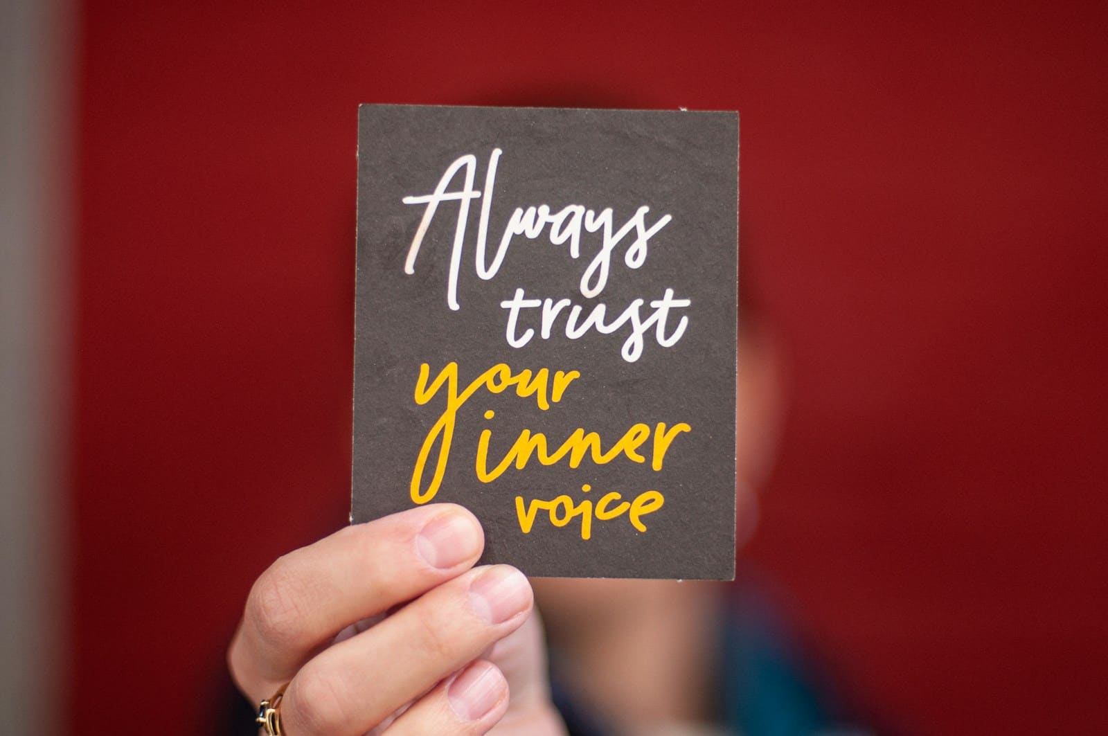 Always trust your inner voice, rejoice in savings today